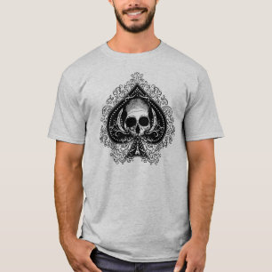 Schädel-Pikass T-Shirt