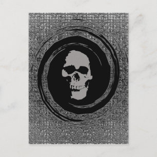 Schädel Postkarte