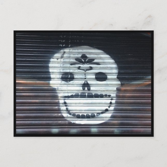 Schädel Postkarte (Vorderseite)