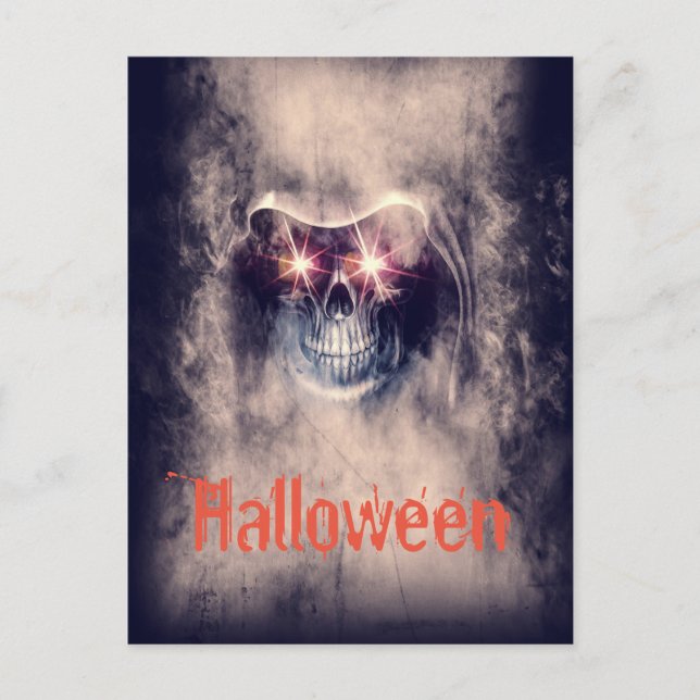 Schädel Postkarte (Vorderseite)