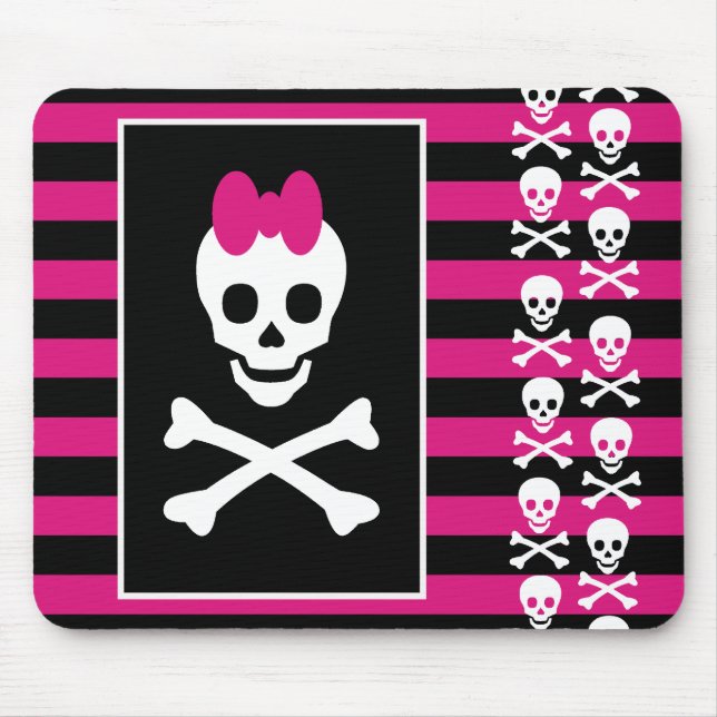Schädel-Prinzessin Mousepad (Vorne)