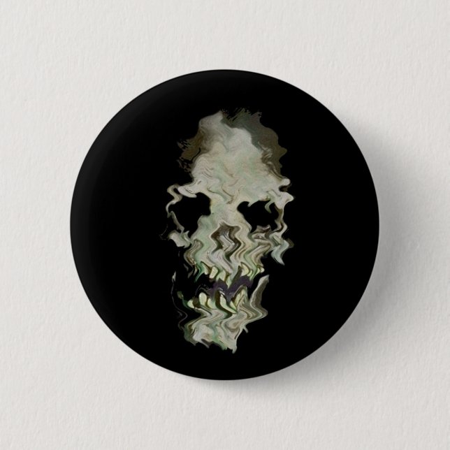 Schädel-Reise-Abzeichen Button (Vorderseite)