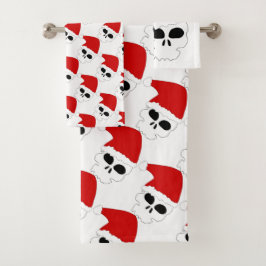 Schädel Sankt Badhandtuch Set