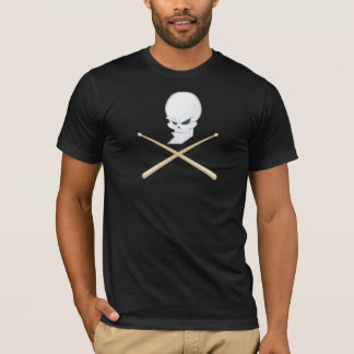 Schädel-Schlagzeuger-Dunkelheit T-Shirt