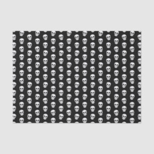 Schädel Seidenpapier