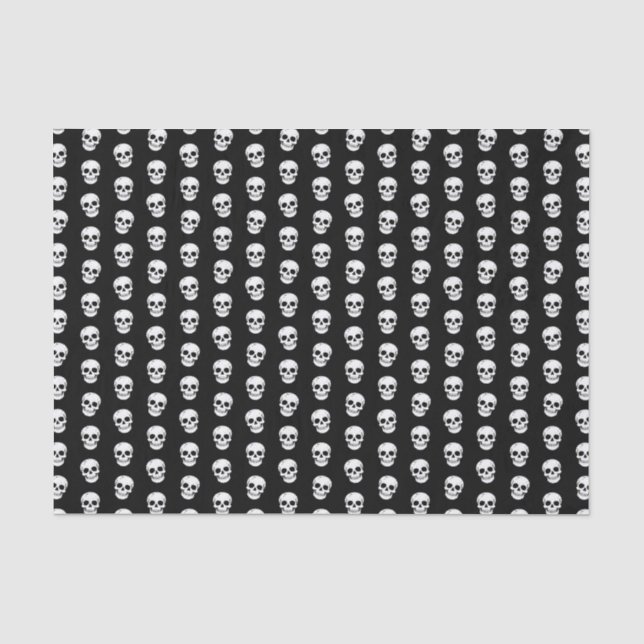Schädel Seidenpapier (Vorderseite)
