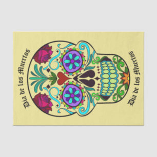 Schädel-Seidenpapier-Verpackung Dia de Los Muertos Seidenpapier