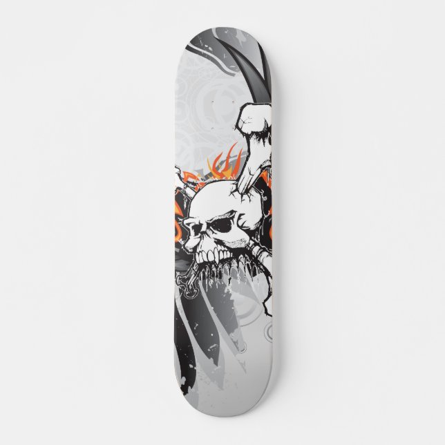 Schädel-Skate Skateboard (Vorne)
