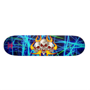 Schädel Skateboard