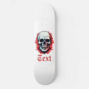 Schädel Skateboard