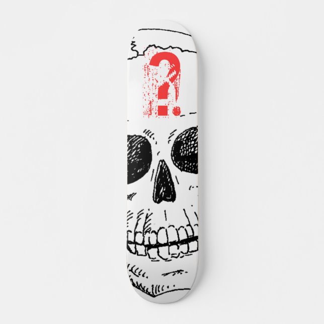 Schädel-Skateboard Skateboard (Vorne)