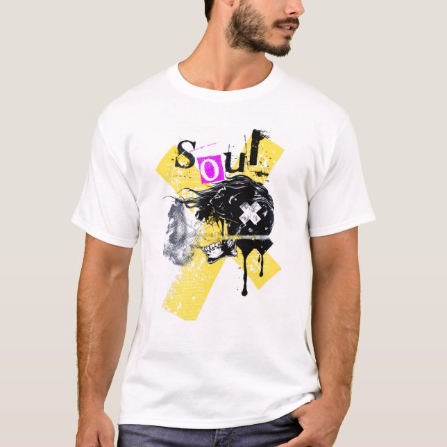 Schädel "Soul X" - T - Shirt (Vorderseite)