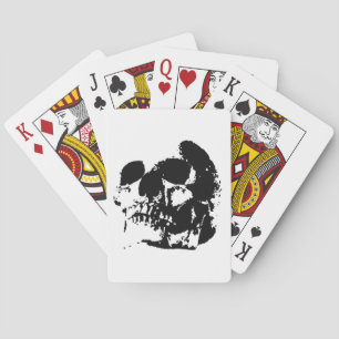 Schädel Spielkarten