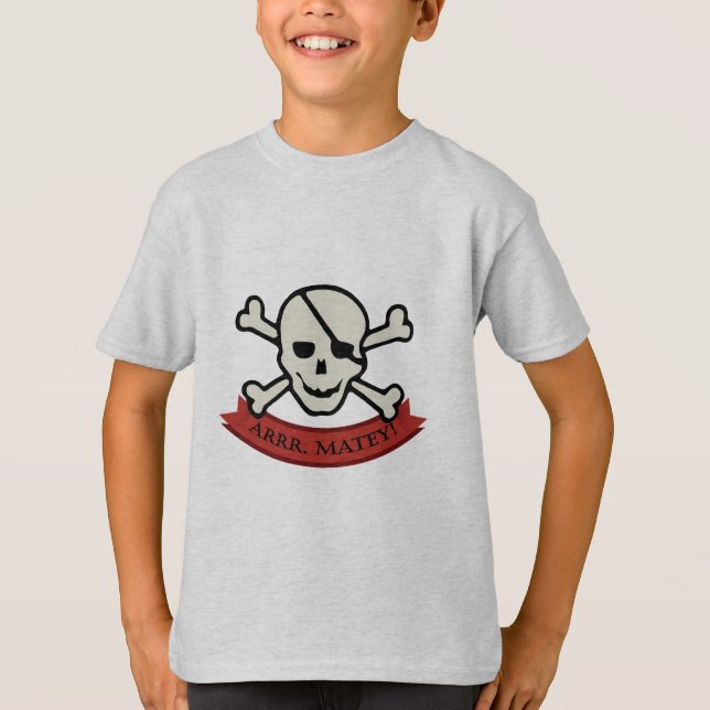 Schädel - T - Shirt für Kinder (Vorderseite)