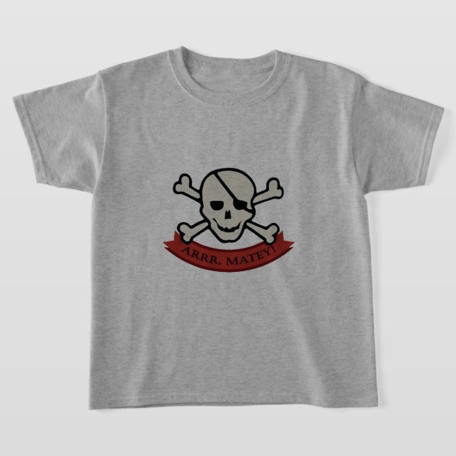 Schädel - T - Shirt für Kinder (Ablage )