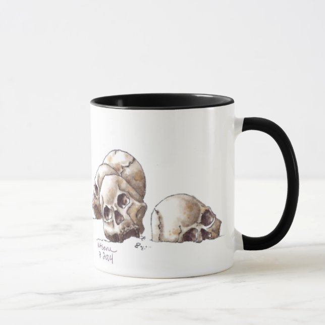 Schädel-Tasse Tasse (Rechts)