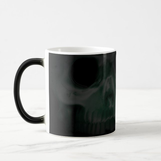 Schädel-Tasse Verwandlungstasse (Links)