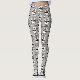 Schädel-Tätowierung Leggings