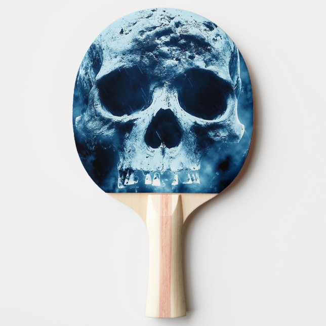 Schädel Tischtennis Schläger (Vorderseite)