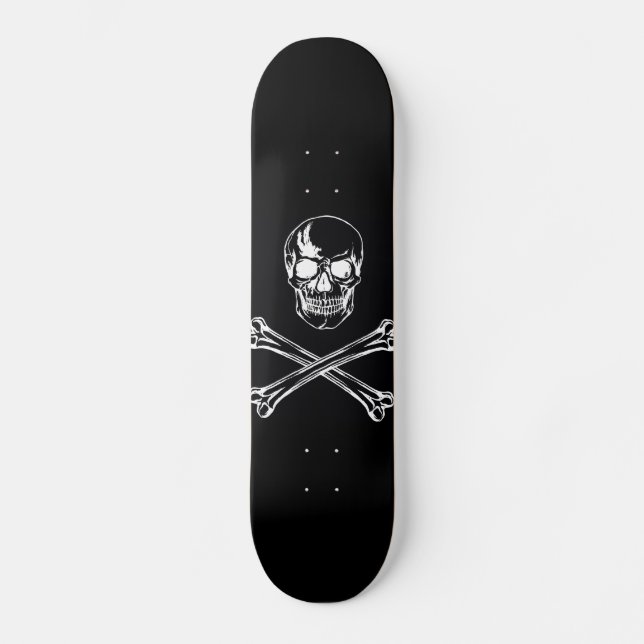 Schädel u. Knochen-Skateboard Skateboard (Vorderseite)