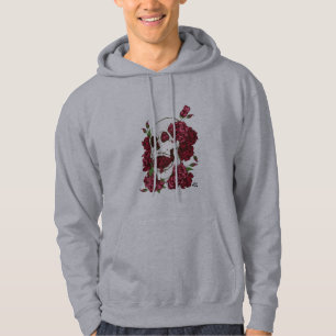 Schädel u. Rose Hoodie
