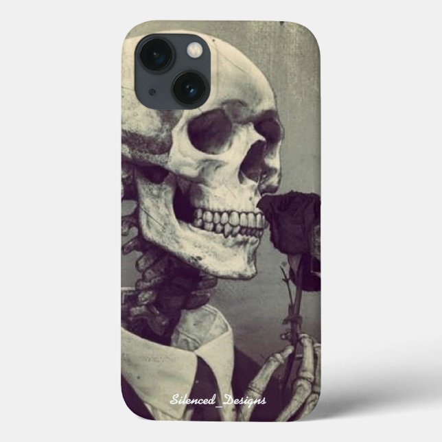 Schädel u. Rose iPhone 6 Fall Case-Mate iPhone Hülle (Rückseite)