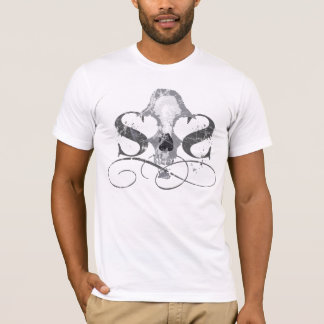 Schädel u. Skulegirls getragenes Schädel-Logo T T-Shirt