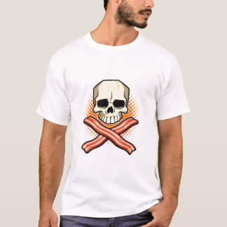 Schädel u. Speck-Logo-Kleinkind-T-Shirt T-Shirt