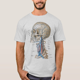 Schädel und das angepasste Männer der T-Shirt