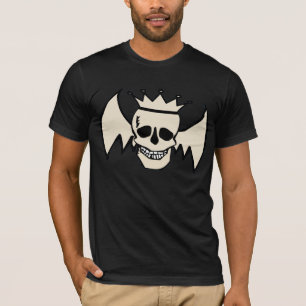 Schädel und Flügel T-Shirt