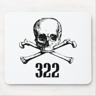 Schädel und Knochen 322 Mousepad