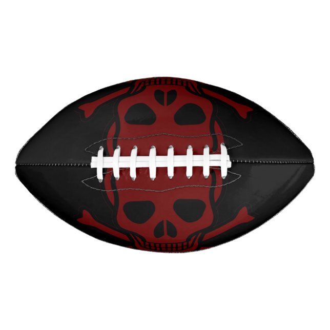 Schädel und Knochen Football (Vorderseite)
