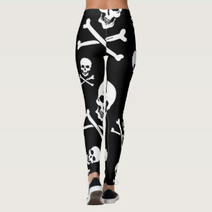 Schädel und Knochen-Leggings Leggings