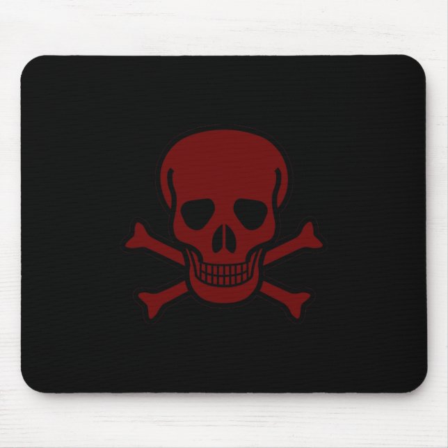 Schädel und Knochen Mousepad (Vorne)