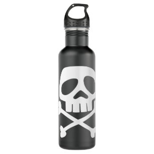 Schädel und Knochen - Punk Rock Misfit der 1980er  Edelstahlflasche