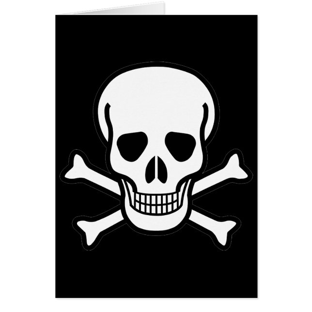 Schädel und Kreuzknochen (Vorne)