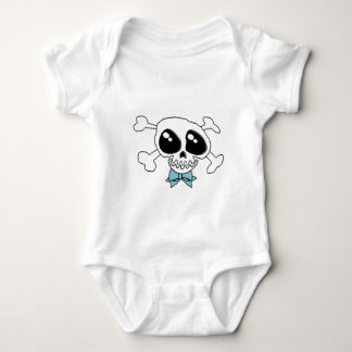 Schädel und Kreuzknochen Baby Strampler