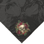 Schädel und Rose | Chiffon Scarf | Schwarz Schal<br><div class="desc">Der perfekte Schal für Halloween oder jeden beliebigen Tag im Herbst. Ein Schädel mit toten Rose über einem Ton auf dem Tonschädel. Die letzte Touch zu Ihrem Herren des Manors,  Dracula,  Vampire,  Jeckyll & Hyde Dampfpunk Kostüme/Cosplay.</div>