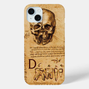 SCHÄDEL UND ZÄHNE, ZAHNKLINIK, ZAHNARZT-MONOGRAMM Case-Mate iPhone HÜLLE
