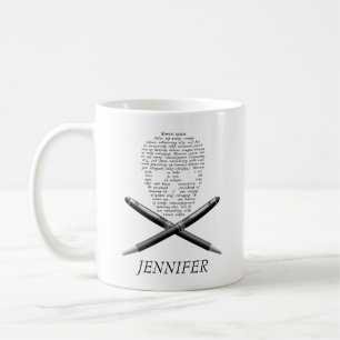 Schädel-Verfasser Kaffeetasse