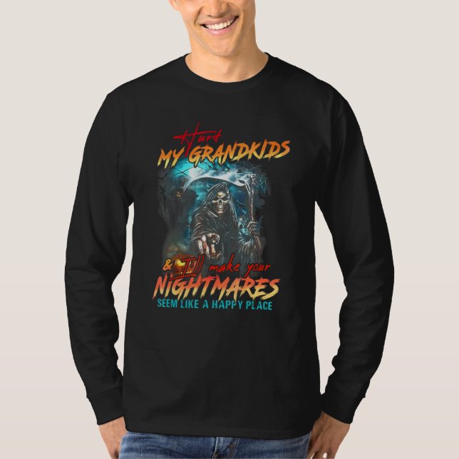 Schädel verletzte meine Enkelkinder und macht dein T-Shirt (Vorderseite)