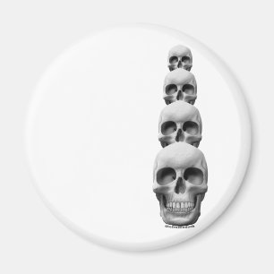 Schädel - Vertikale Magnet