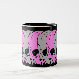 Schädel Zweifarbige Tasse