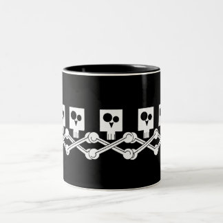 Schädel Zweifarbige Tasse