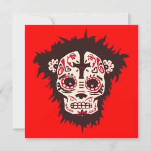 Schädelaffen Einladung