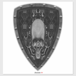 Schädelbläschen Aufkleber