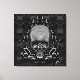 Schädelbläschen Leinwanddruck