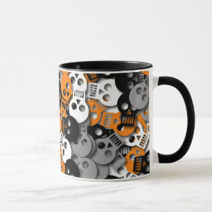Schädelconfetti-Tasse Tasse