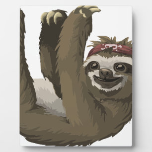 Schädelfaultier Fotoplatte