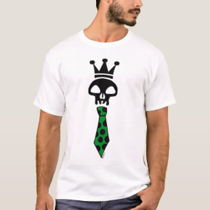 Schädelgrün Krawatte T-Shirt